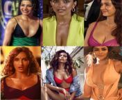 Whose sweaty oily cleavage turns you on.. Samantha vs Deepika vs Disha vs Nora vs Esha vs mrunal from skandal bocil vs tante