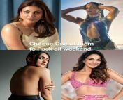 Who would you pick. Kajal Agarwal. Deepika Padukone. Mrunal Thakur. Kiara Advani from mrunal thakur sex nude photosaravanan meenakshi serial pictures