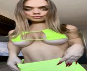 In green bikini (valentinamidgettt) from yanet garcia nude teasing in green bikini video leaked