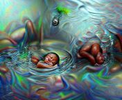 Water birth on acid from strong mother beautiful water birth