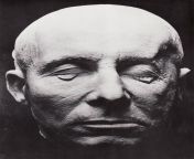 Death mask of Field Marshal Erwin Rommel, discovered by U.S. Seventh Army troops in 1945. from rommel’s last stand