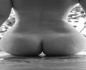 Wet and naked in Black and White from woman39s naked vaginas black