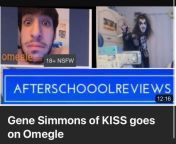 Video of Gene Simmons impersonator on Omegle. from omegle @bianciiita