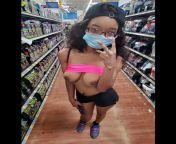 Sexy Dark Girl Flash Her boobs at wal mart ?? from sexy desi girl showing her boobs