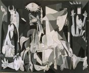 Pablo Picasso - Guernica (1937) [2105 x 953] from 上海杨浦区找小姐（私密服务）【薇 电█185 2105 5167█】真实高端外围资源 0bb
