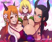 (One piece) Building a crew full of one piece women would be a dream. Would you join me? from one piece carrot futa