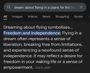 I dream about flying in a plane for the first time kanina pagkagising then ito pala meaning niya. ?? from first time school small