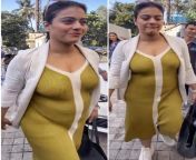 Indian MILF actress Kajol. Massive tits and huge thick nipples from 10yohojpuri nanga dance bollywood actress kajol sex com