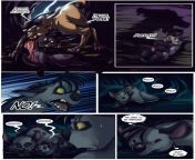 Origin of Janja Page 3. Written by me, drawn by Nauyaco. Blurred out (hopefully) for a bit of blood, fair warning from janja garnbret