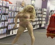 mannequin at local sex store. definitely uncanny valley. from force 10 sex store catch on