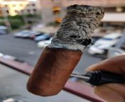 A NUB Sun Grown, that I enjoyed during our stay in Yerevan on the balcony of our appartement. For being no &#34;strong&#34; stick it was hitting me hard and sent me to chill on the sofa. from webcam mature on the balcony
