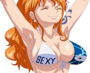 I woke up as a girl. As Nami from One Piece. I&#39;m now a hot pirate girl with massive tits. All guys stare at me with now. How embarassing! from hot japan girl with boy