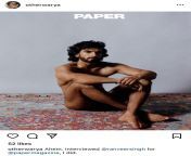 Ranveer Singh for paper magazine! from ranveer singh naked fake