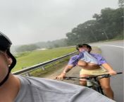 Im the girl riding her bike on the main road with her titties out ?? from indian girl riding bike panty visible