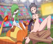 Diantha and Gardevoir x Leon and Charizard from chechi and school boyy leon xnx photo