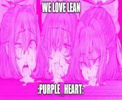 LF Mono Source: &#34;We love lean :purple_heart: 3girls, ahegao, black hair, clenched teeth, close-up, cum in mouth, drool, face, fucked silly, hair between eyes, hair bow, hair intakes, hair over one eye, heart-shaped pupils, meme, nosebleed, open mouth, from ahegao cum in mouth