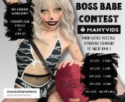 Vote 4 Me in MV&#39;s Boss Babe Contest now ! from shamita shetty in bigg boss