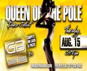 Queen of The Pole Dance Contest Thursday August 15th at The Golden Banana THEGOLDENBANANA.COM #thegoldenbanana #tommcneelymedia from mam doodh golden bangali xxx com tamil nude desk