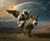 Muslims believe Muhammed went to the 7th sky with Buraq but refuse to believe humans went to the moon in a spaceship. lol. Happy Friday! from muslims javam