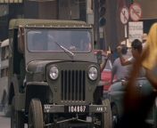In Good Morning, Vietnam (1987), after Adrian Cronauer teaches an English class how to be real Americans. One of the things he teaches them is &#34;flipping someone the bird&#34; while driving. Later on in the movie we see a Vietnamese man using what he l from babysitter teaches