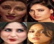 Which mouth/lips do you choose: Kajal/ Shweta/ Kareena/ Anushka from xxx video indian kajal ageaal veer anushka sen full nangi boobs and chut ki