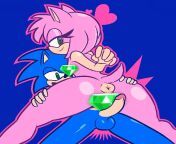 Amy Rose, Sonic (Series: Sonic The Hedgehog) [Artist: thanu] from sonic porn amy rose cartoons nude lexi