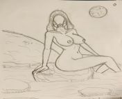 Hey everyone hows my sketch of Tali. from impras tali