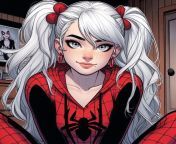 [F4A] &#34;Oh c&#39;mon... you&#39;re seriously not excited about this? I mean we&#39;re starting a team just like our parents did!&#34; Claire, the daughter of Spiderman and Black Cat, said as she sat down on the bed in your room. The two of you were now from spiderman vs black cat