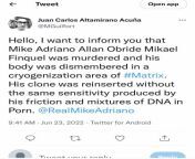 Breaking news! Shocking revelations! The Mike Adriano we see now is not the real Mike. This explains everything. Who is this fat vegan entity who has replaced the happy and enthusiastic young Mike Adriano? The Adriano conspiracy just got a whole lot deepe from kali roese mike adriano