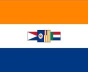 Flag of Union of South Africa with flags of Natal and Cape of Good Hope instead of Union Jack from sauth africa j