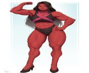 Red She-Hulk (SpeedL00ver) [Marvel] from hulk red she
