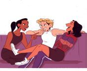 I always had a crush on these three girls in a friend group. seeing them together was like seeing my comfort characters. They know of me but they don&#39;t really know me too well. I&#39;ve always been an observer hoping to one day be in the middle. I&#39 from three girls in bathroom