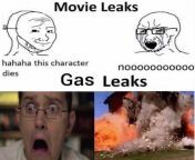 Virgin crying over a movie leak vs chad causing a gas leak and blowing up your house from jessie jiang leak