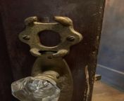Found on the inside of a hallway closet door in a 1916 Midwest home. It has two screws, and four prongs, but no other identifying marks. Looks to be brass. No other hardware on the door. from neha marda xxx images sen nudneha nude fake images on sareennada actor de
