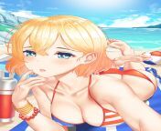 Alone At The Beach (Rent A Girlfriend) from mami nanami rides dick at the aquarium rent girlfriend hentai trophyporn video
