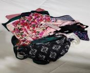 Victoria&#39;s Secret &amp; Pink panty haul! Which one do you want me to wear for you? from abby lustful geeks panty haul video