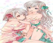 Hayate and Nagi getting undressed [Idolmaster] (shirokuma-kun) from saima nagi