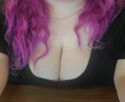 Boob cleavage while working. ?? from housewife boob cleavage