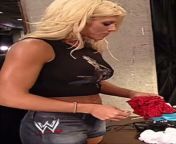 Torrie Wilson choosing her bikini to show the audience in which she would get roughly banged from wilson baby