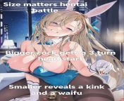 [62-2] Size matters hentai battle. Rule below, bigger cock gets to make one additional rule for the smaller cock. Dm with a punishment from son goten – near hentai com rule 34