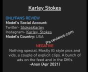 Karley Stokes OnlyFans Review (Submitted) from karley stokes