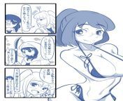 Bikini Nagi Illustration: Yuri &amp; Nemo 3-Komi - by @G_Hibiki_Q on Twitter from aunty nagi moti