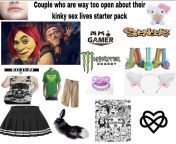 Couples that are way to open about there kinky sex lives starter pack from fist night suhag rat open seal pack blood sex