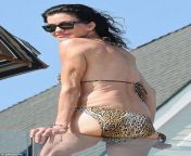Janice Dickinson the Malibu model in sexy leopard bikini - enjoy guys from playboy janice dickinson