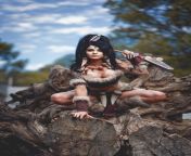 Nidalee from League of Legends, by Aurora Vicious from mobile legends sex aurora