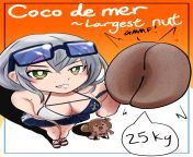 NNN Nut fact: the Coco de mer nut is the largest nut from pervmom syren de mer stepmom