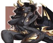 Black gold dragon [F] (yasmil) from black gold