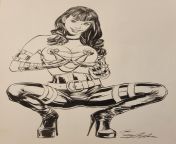 Neal Adams Original Art collaborating with his son, Joel. Acquired a long time ago as I thought it was unique to work with his son! from hot mom semi nude with his son