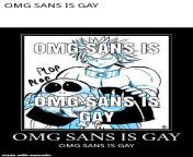 Omg sans is gay from nightmare sans sex gay