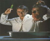 Promotional photo of Jeffrey Combs for H.P. Lovecrafts Re-Animator (1985) from lsd film h